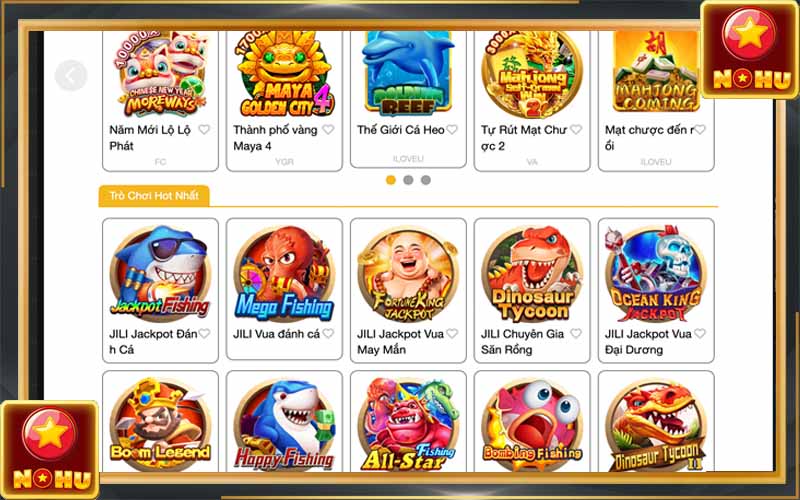 Game bắn cá Nohu90 - Kinh nghiệm chơi game bắn cá đổi thưởng 4 Các tựa game bắn cá Nohu90 phổ biến nhất trên thị trường