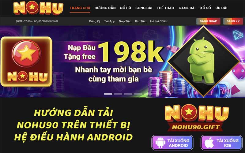 Tải app Nohu90 trên Android mới nhất